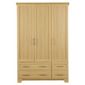Caxton Melody 4 Drawer Wardrobe in Natural Oak