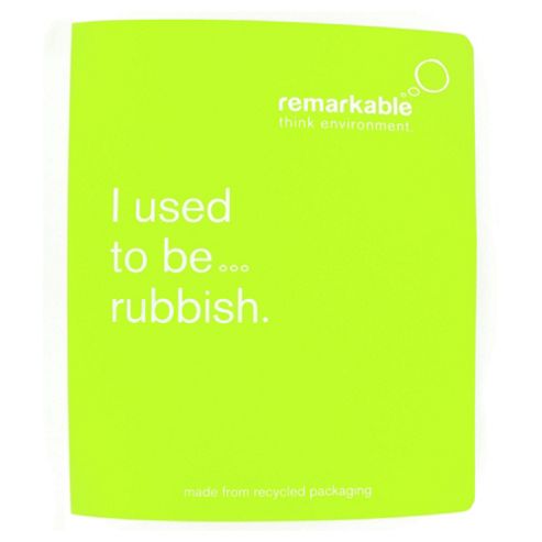 Image of Remarkable 'i Used To Be... Rubbish' A4 Ring Binder