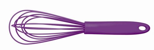 Image of Kitchencraft Colourworks Silicone Whisk, Purple