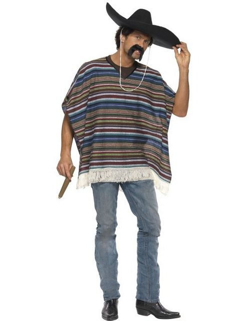 Image of Poncho - Adult Costume Size: 38-40