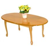 Queen Anne Golden Oak Coffee Table