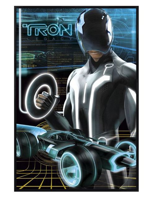 Image of Tron Gloss Black Framed Legacy Poster