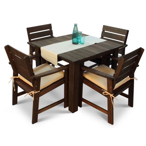 Image of Somerset Set With Cream Cushions -seats 4