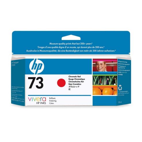Image of Hp 130ml Printer Ink Cartridge Chromatic Red