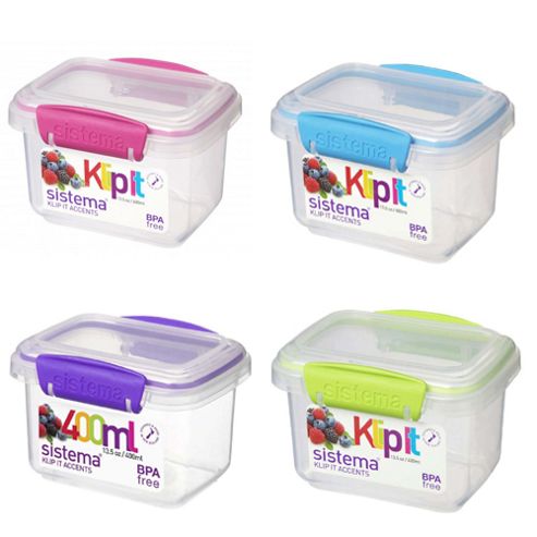 Image of Sistema Accents Rectangular Tub - 400ml
