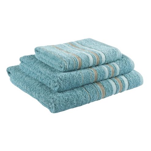 Image of Catherine Lansfield Java Hand Towel In Duck Egg