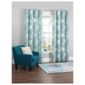 Tesco Meadow Print Lined Eyelet Curtains W162xL137cm (64x54"), Soft Teal