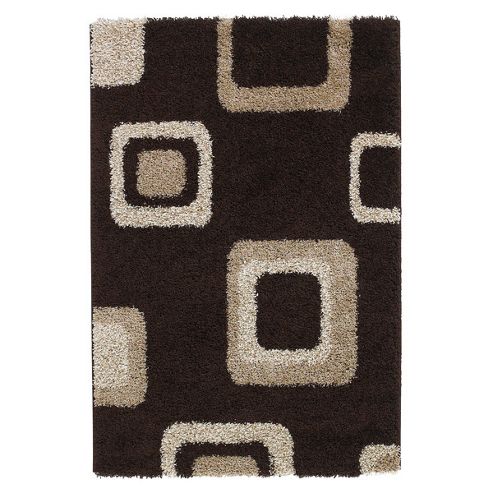 Image of Oriental Carpets & Rugs Majesty Brown Rug - 150cm L X 80cm W