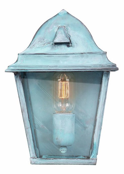 Image of Elstead Lighting St James 1 Light Outdoor Wall Lantern - Verdures