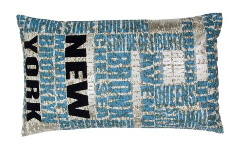 Image of Sabichi Azure Five Boroughs Cushion