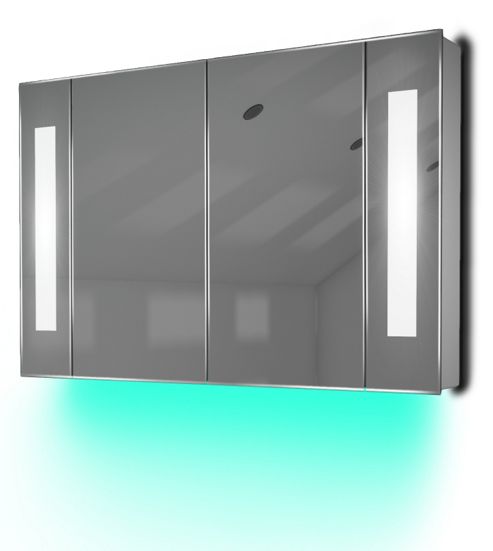 Image of Ambient Demist Bathroom Cabinet With Sensor & Internal Shaver Socket K120t