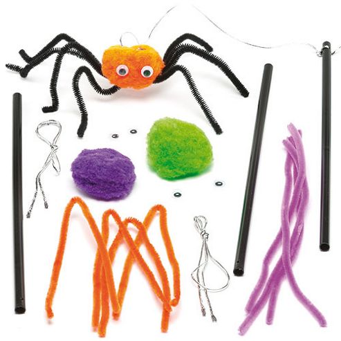 Image of Pom Pom Spider Craft Kits (pack Of 4)