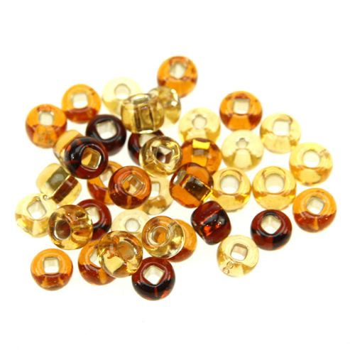 Image of Czech Seed Bead 2/0 Topaz S/l Mix