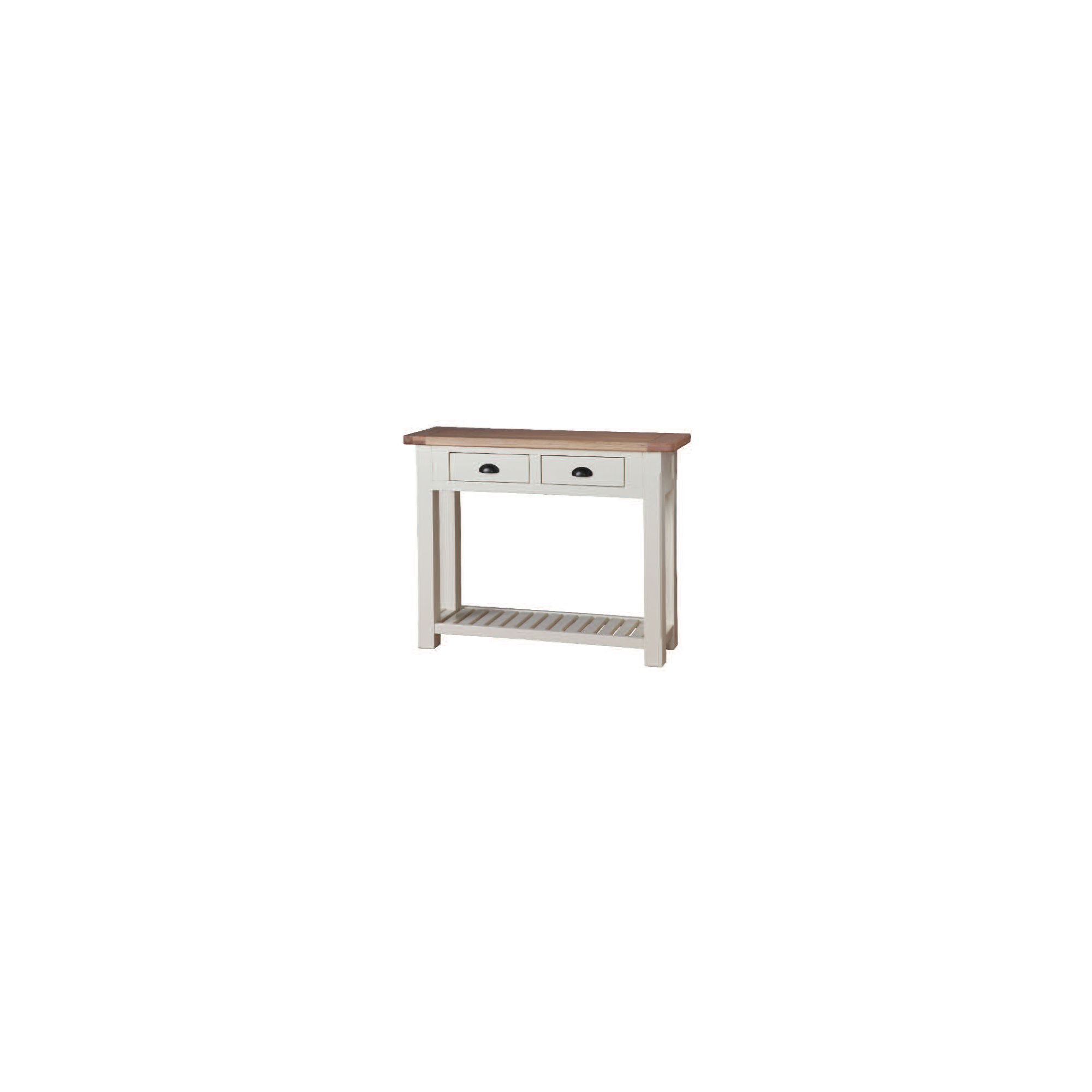 Wilkinson Furniture Buttermere Two Drawer Console Table in Ivory at Tesco Direct