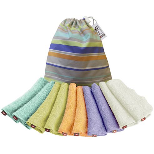 Image of Close Pop-in Reusable Wipes Pastels - 10pk