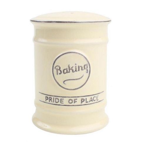 Image of T&g Pride Of Place Flour Shaker, Cream