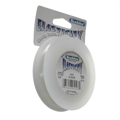 Image of Beadalon Elasticity 1.0mm Clear 25m