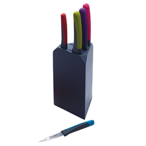 Image of Colourworks Knife Block Set, 5 Piece