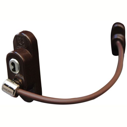 Image of Penkid Window Restrictor Lock - Dark Brown