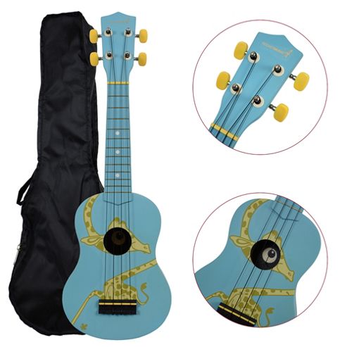 Image of Rocket Soprano Ukulele Inc Bag - Giraffe