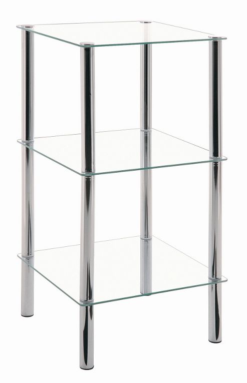 Image of Urbane Designs Estland Shelf - Chrome