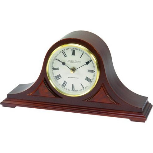 clock london company mahogany mantle napoleon tesco clocks