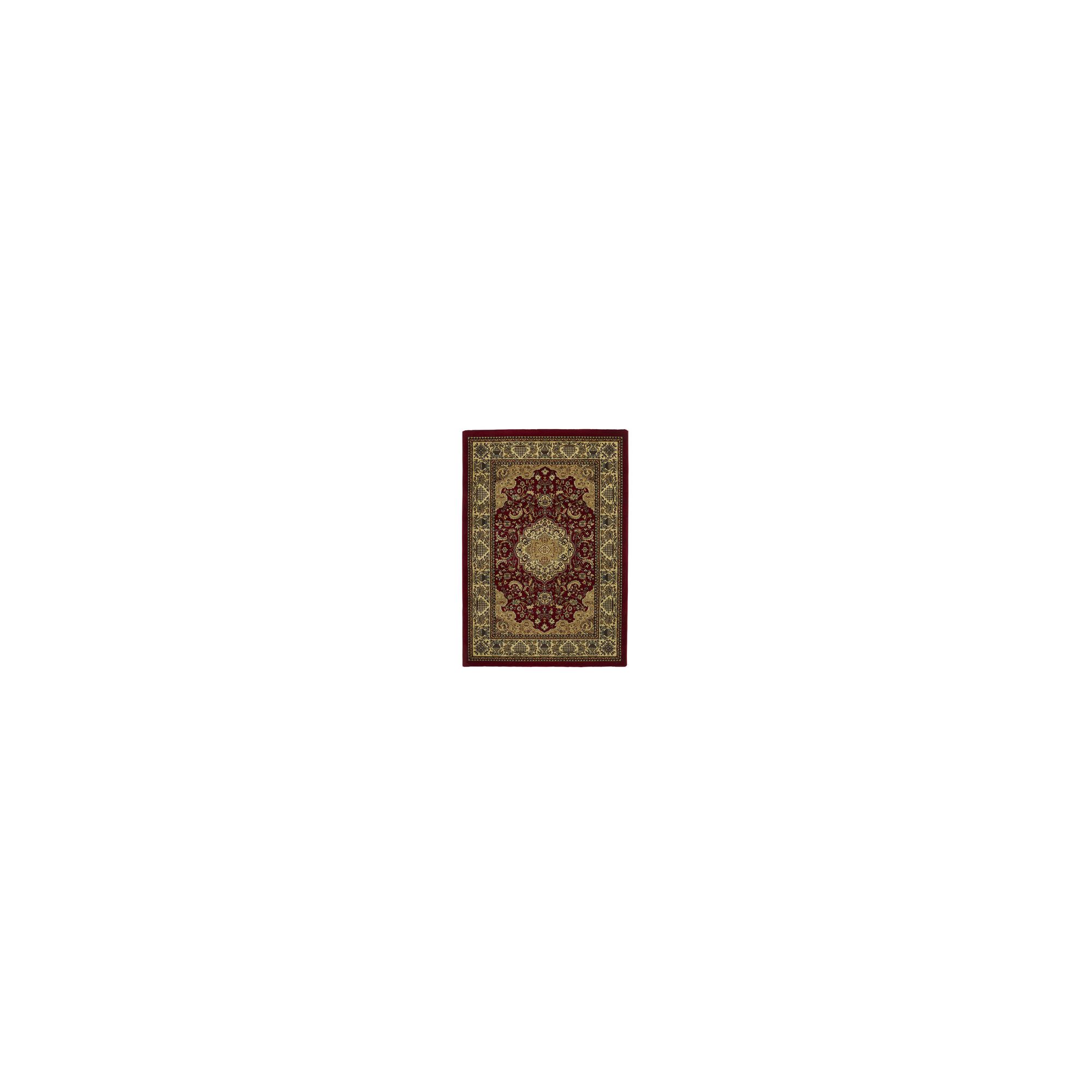 Oriental Carpets & Rugs Heritage 02A Red Rug - 280cm x 380cm at Tesco Direct