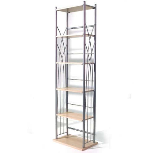 Image of Techstyle 100 Dvd / 150 Cd Storage Tower Shelves - Silver