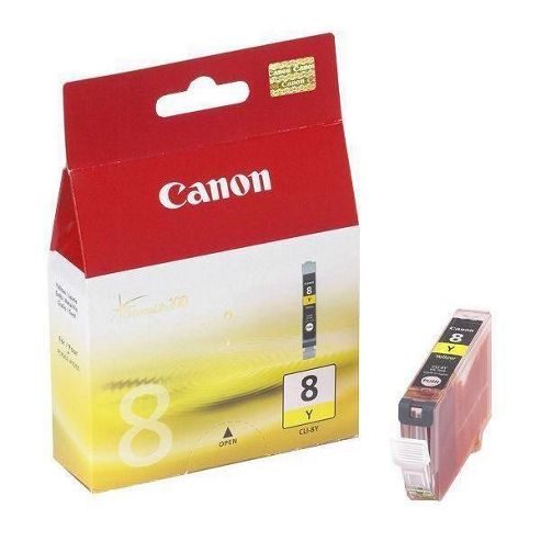 Image of Canon Cli-8y (yellow) Ink Cartridge (blister Pack)
