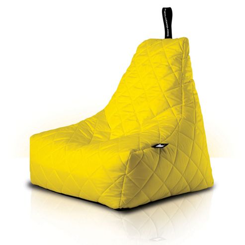 Image of Luxury Quilted Bean Bag - Yellow
