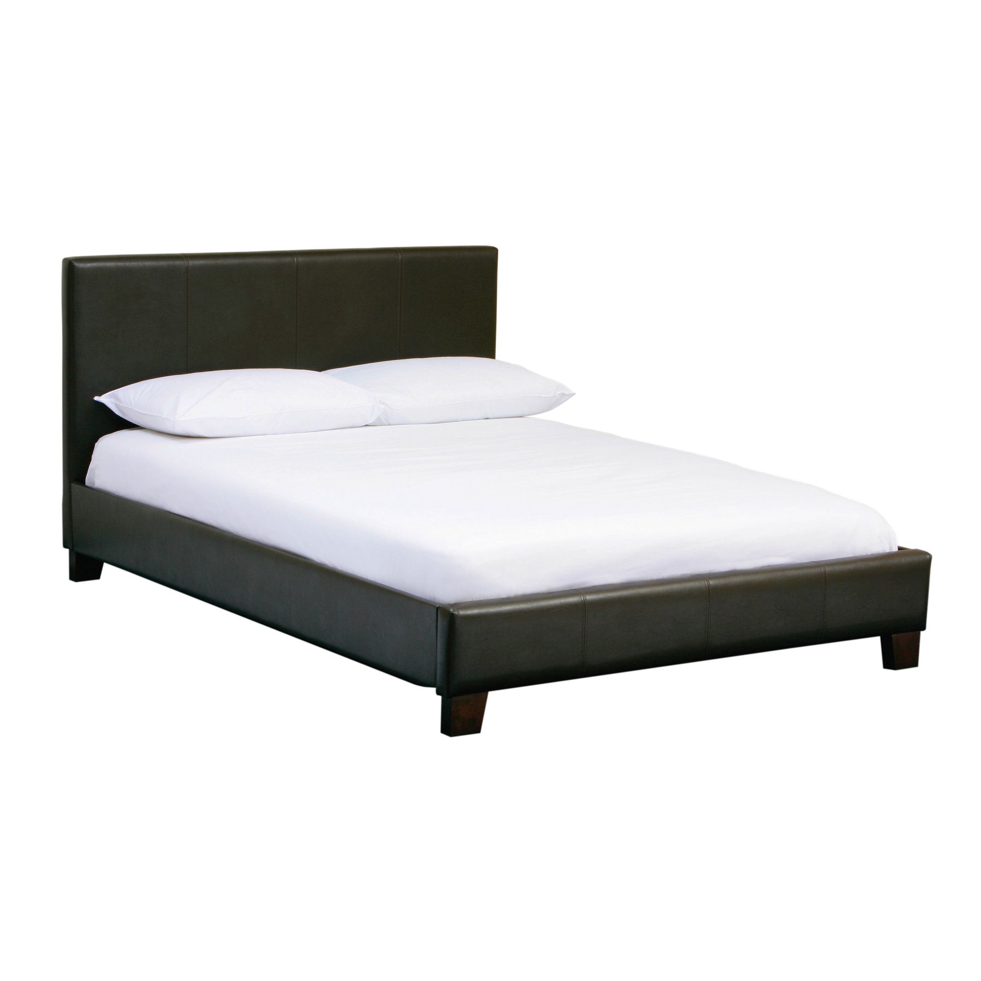 Premier Housewares Natalia Frame Bed - King - Chocholate at Tesco Direct