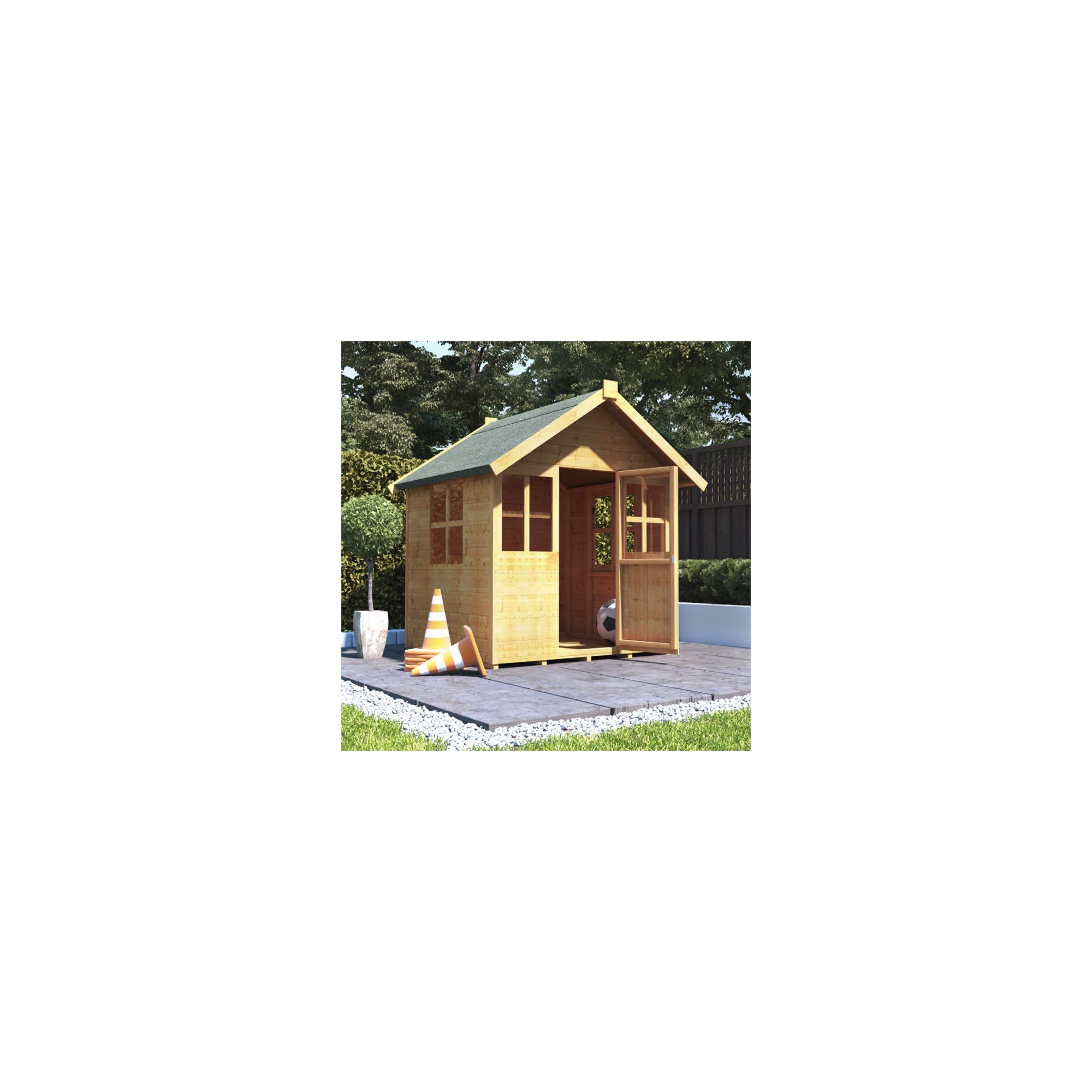 Tesco wooden hot sale playhouse