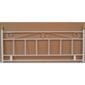 Seetall 8199 Metal Headboard in White - King