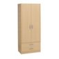 Ideal Furniture Budapest 2 Drawer Wardrobe - Beech