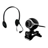 Exis Chatpack - Headset Headphones/Mic & Webcam