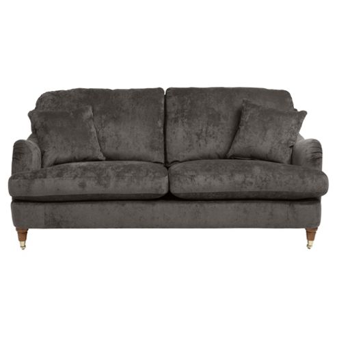 Image of Florence Medium 2 Seater sofa Velvet Pewter