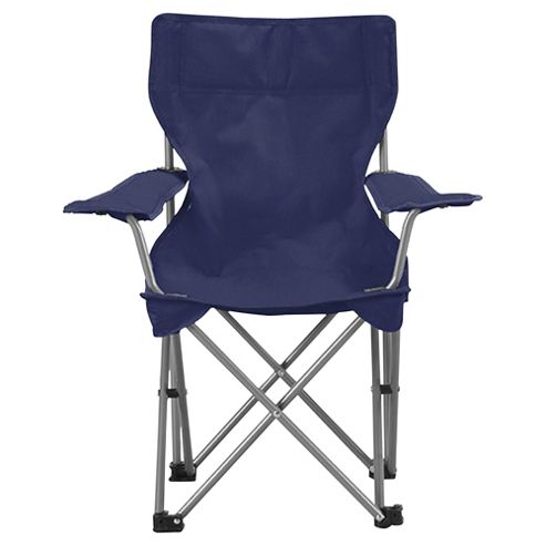 Image of Tesco Kids Folding Chair Navy