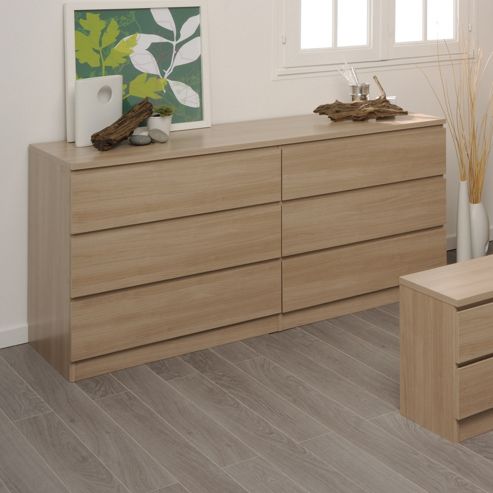 Image of Parisot Home 6 Drawer Chest - Bruges