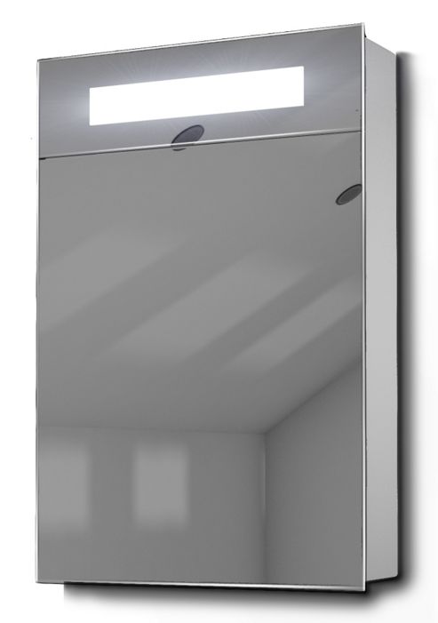 Image of Olympia Demister Fluorescent Bathroom Cabinet With Demister, Sensor & Shaver K85