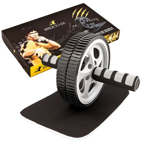 Image of Bruce Lee Signature Double Ab Roller With Knee Pad