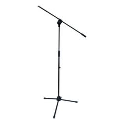 Microphone Stand With Adjustable Removable Boom Black