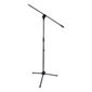 Microphone Stand With Adjustable Removable Boom Black