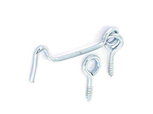 Image of Securit S6341 Gate Hook & Eye Zp 75mm X2