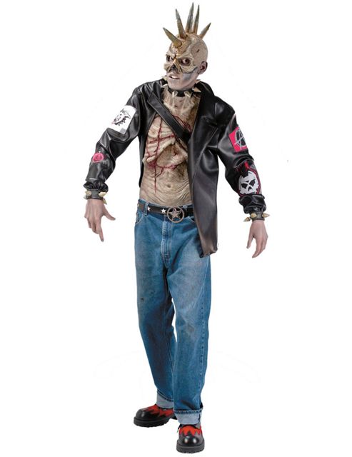 Image of Punk Zombie Halloween Costume