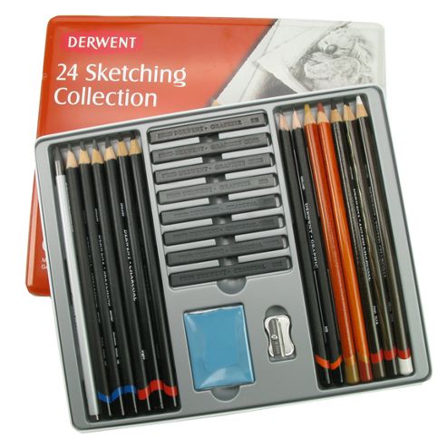 Image of Derwent Sketching Colle 24 Tin
