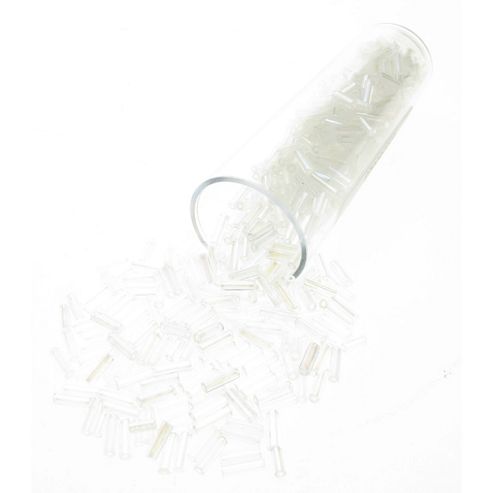Image of Bugle Bead Crystal Ab 30g