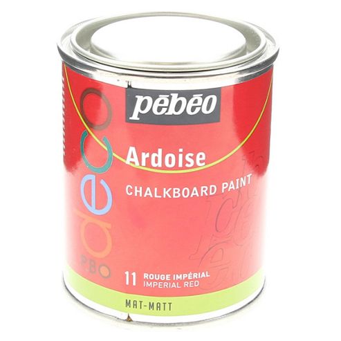 Image of Pebeo Chalkboard Paint - Imperial Red - 250ml