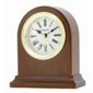 London Clock Company Arch Top Mantle Clock with Classic Roman Dial - Light Wood
