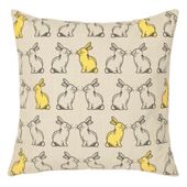 F&F Home Kissing Rabbits Cushion