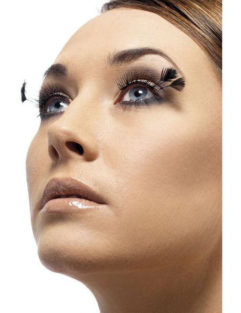 Image of Black Feather Eyelashes